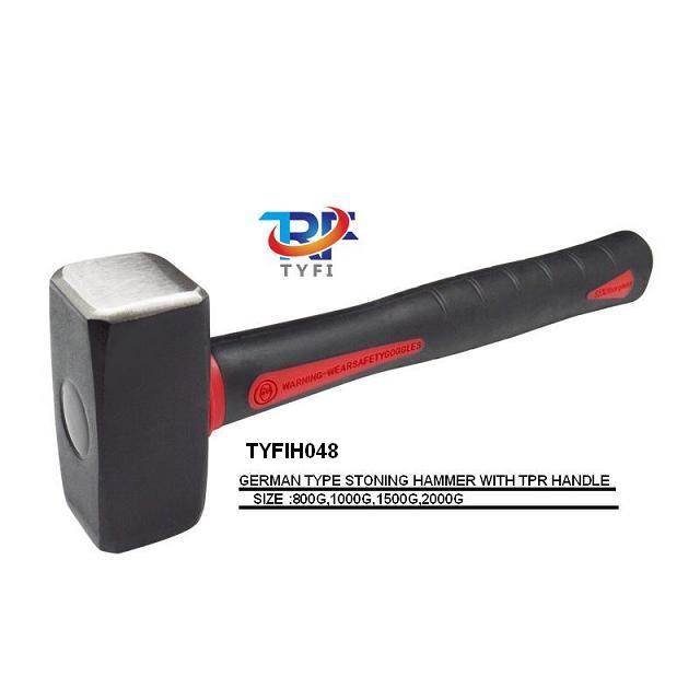TPR柄德式石工錘